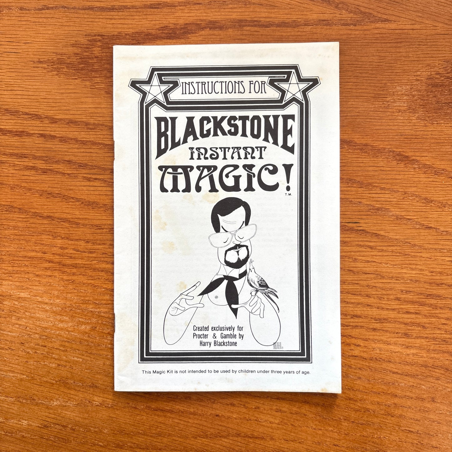 Instructions For Blackstone Instant Magic!