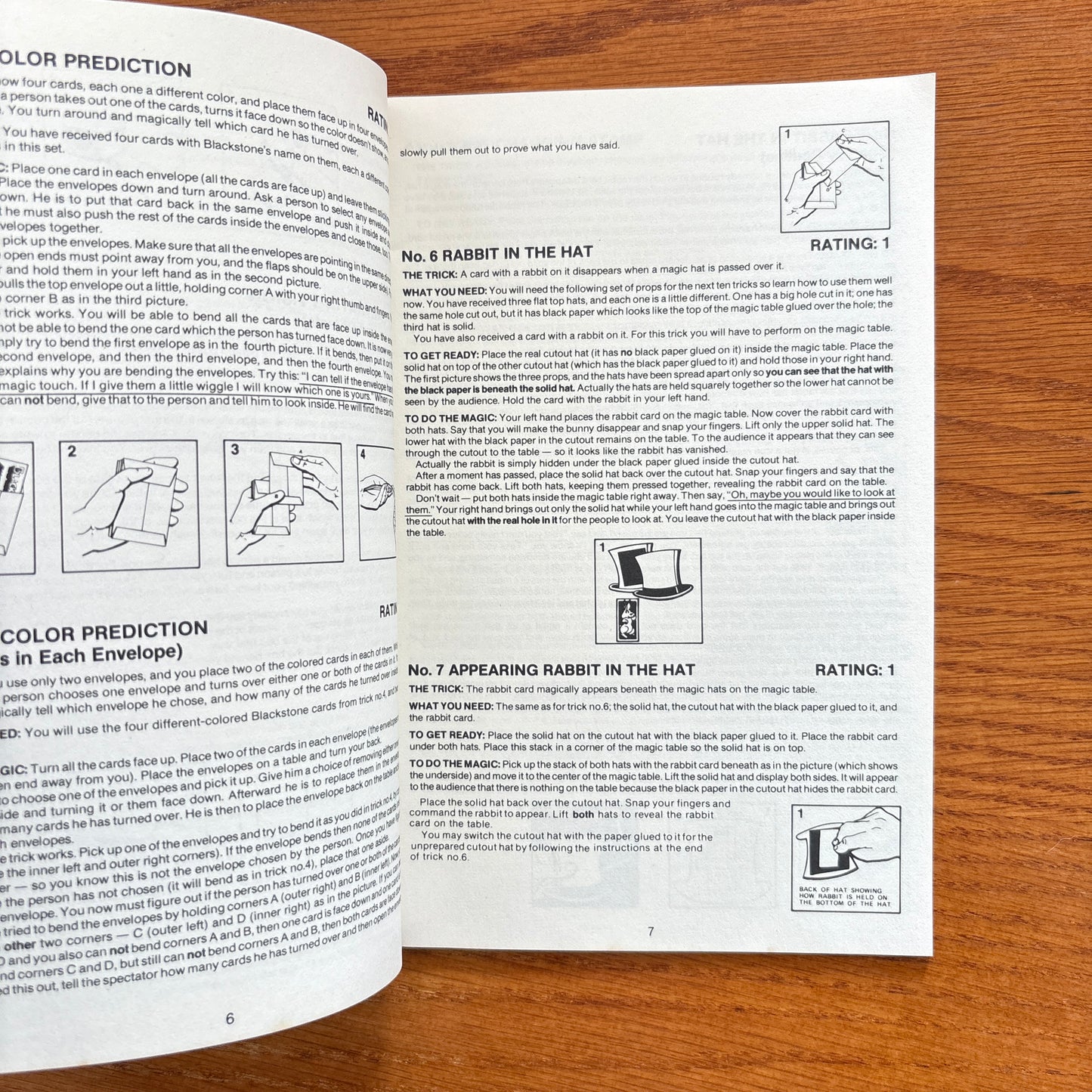 The Magic World Of Blackstone Secret Instruction Booklet