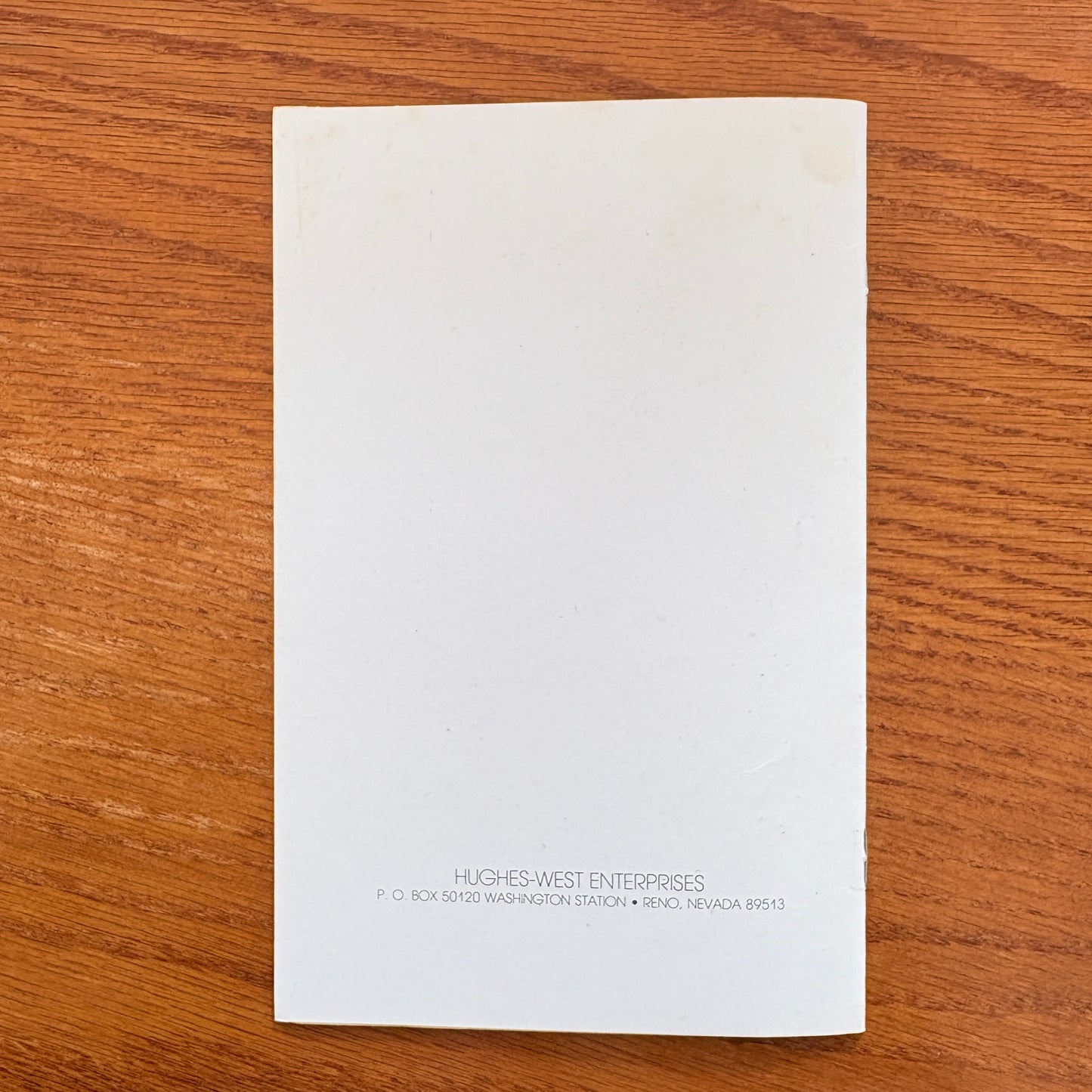 Hughes West Presents: Think Of A Card - Chet Wallace