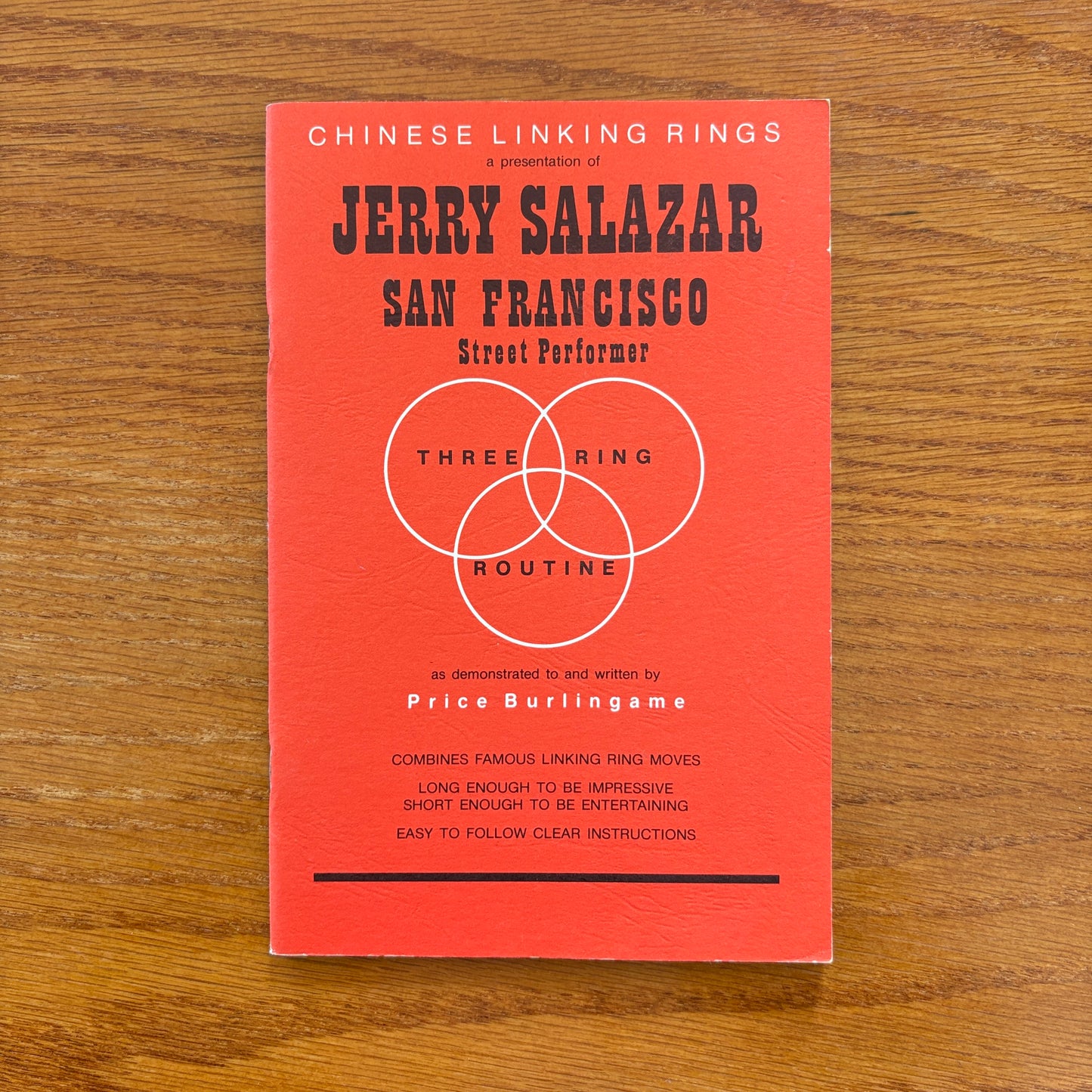 Jerry Salazar San Francisco Street Performer Three Ring Routine - Price Burlingame