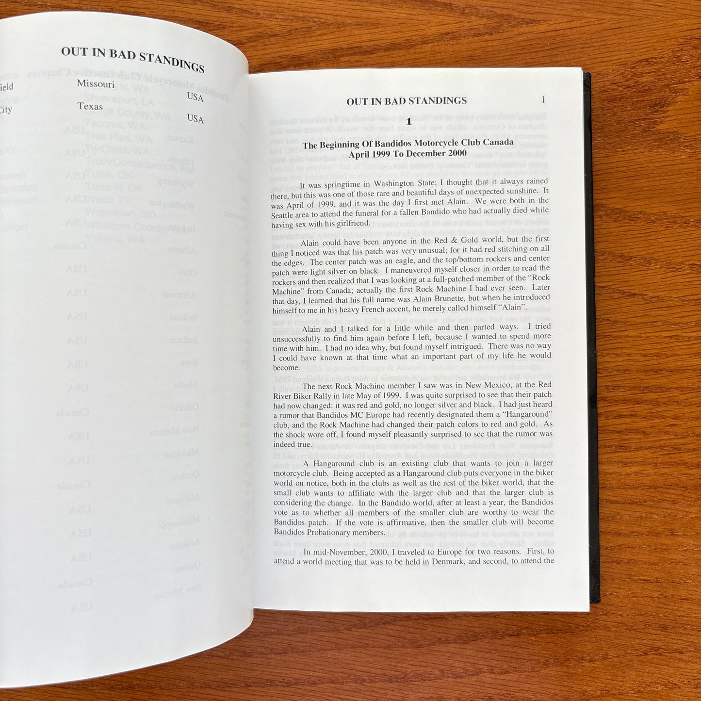 Out in Bad Standings: Inside the Bandidos Motorcycle Club -  Edward Winterhalder
