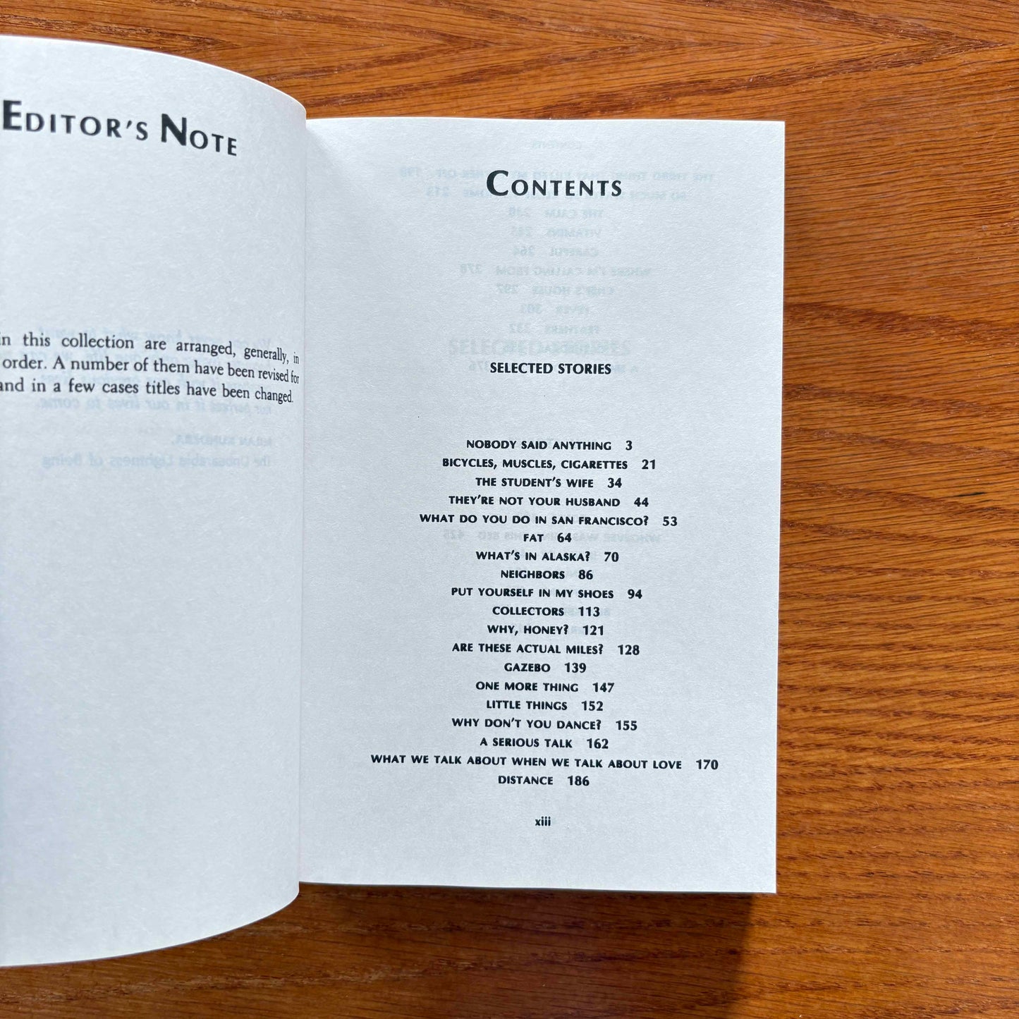 Where I'm Calling From - Raymond Carver