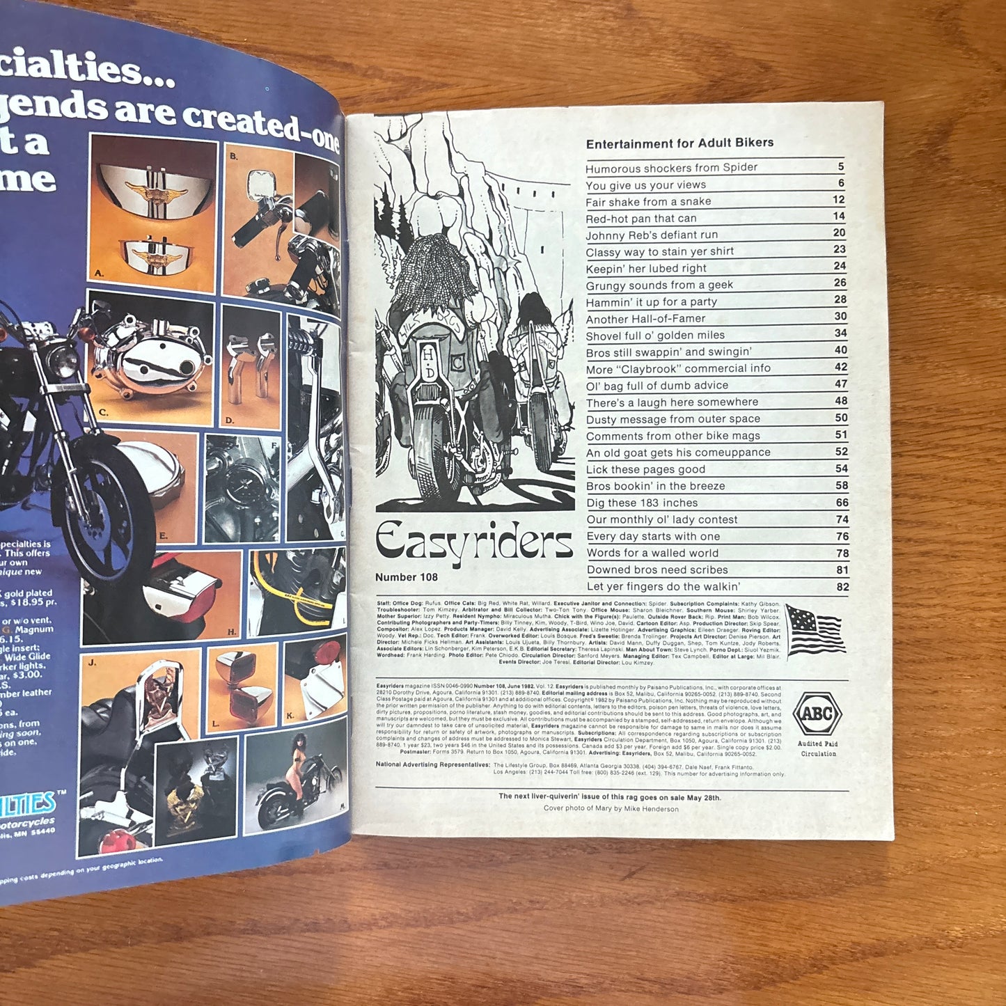 Easyriders June 1982