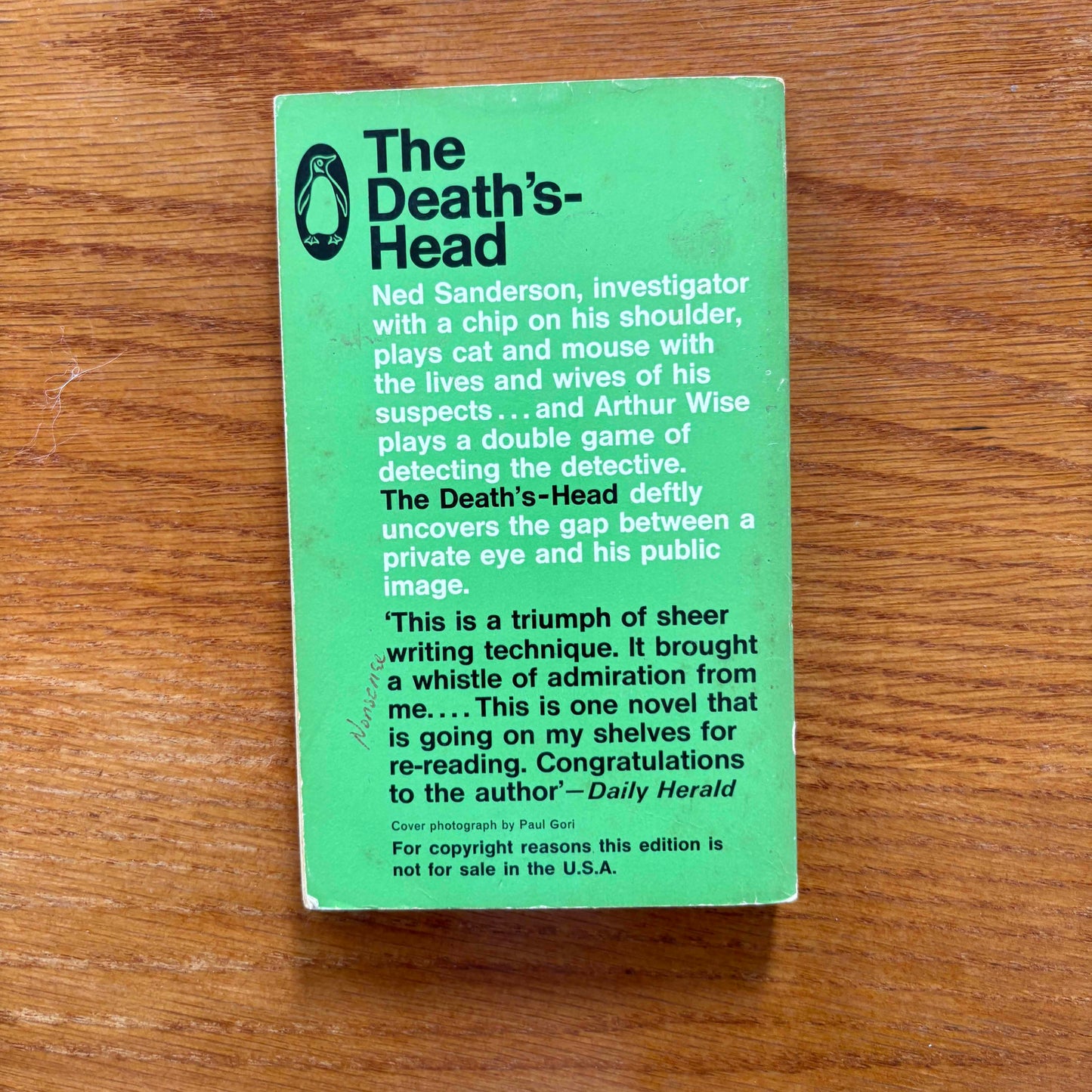 The Death's Head - Arthur Wise