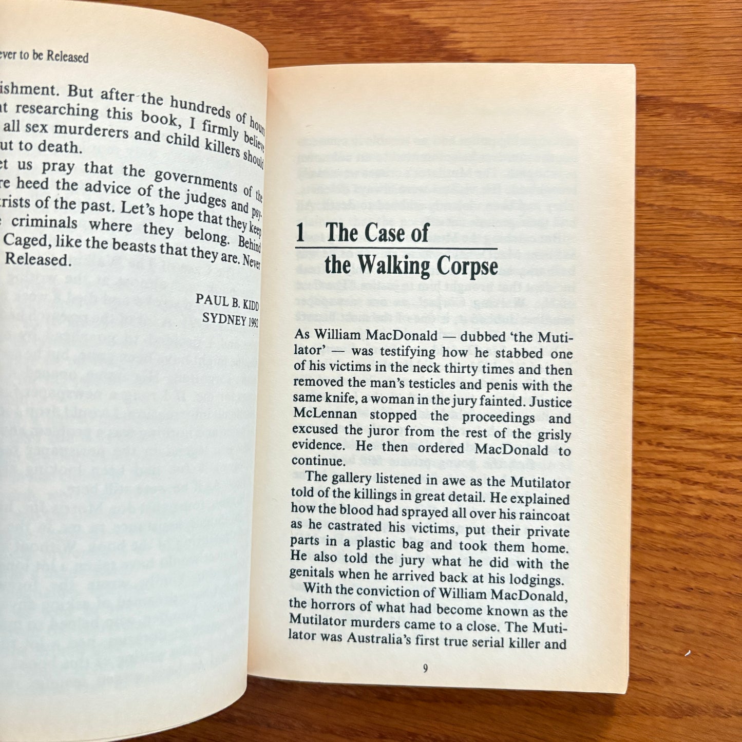 Never To Be Released - Paul B. Kidd