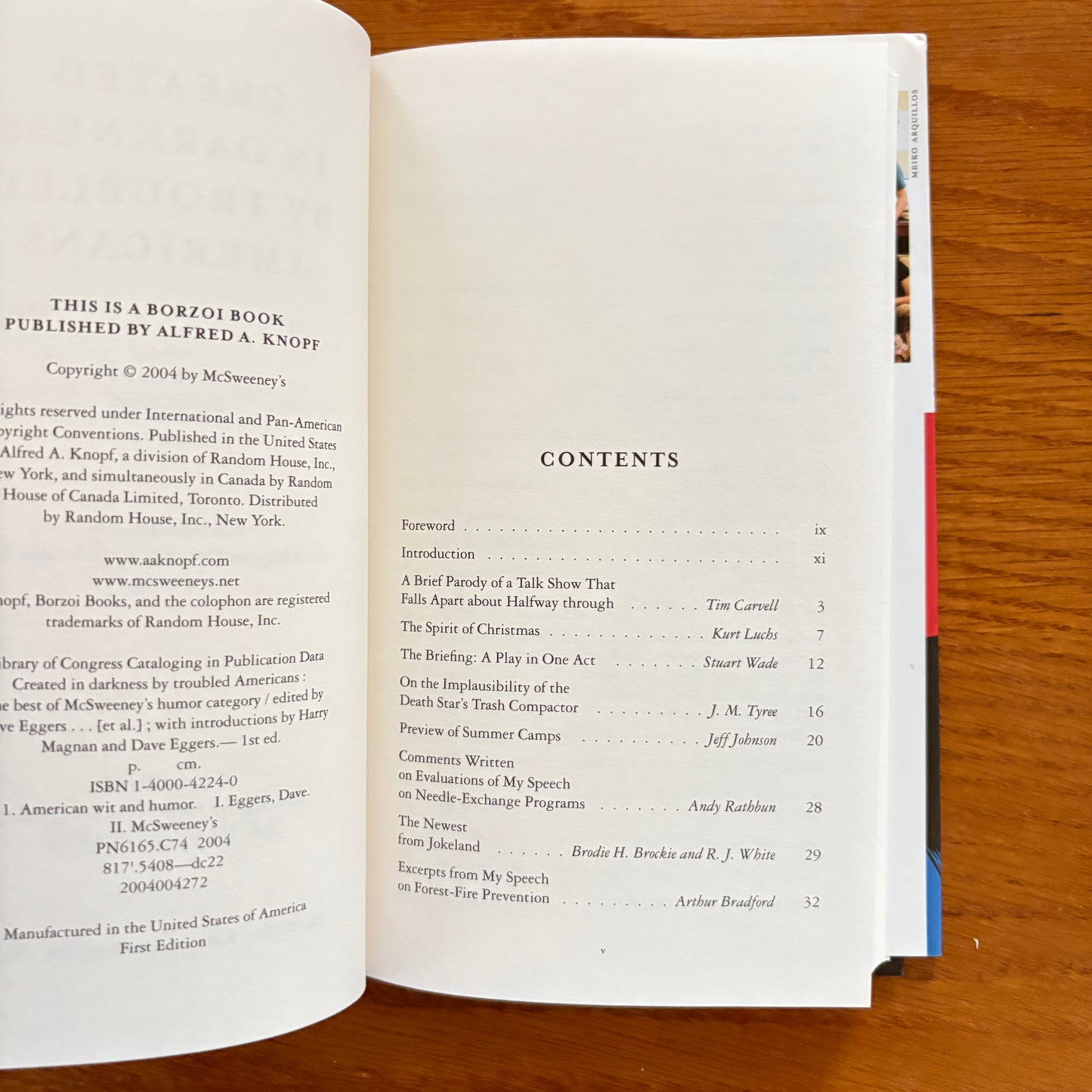 Created in Darkness by Troubled Americans: The Best of McSweeney’s Humor Category