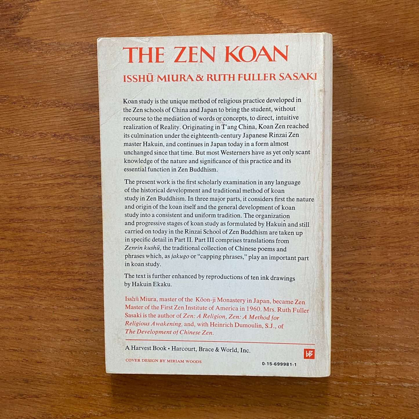 The Zen Koan - Isshu Miura Ruth Fuller Sasaki