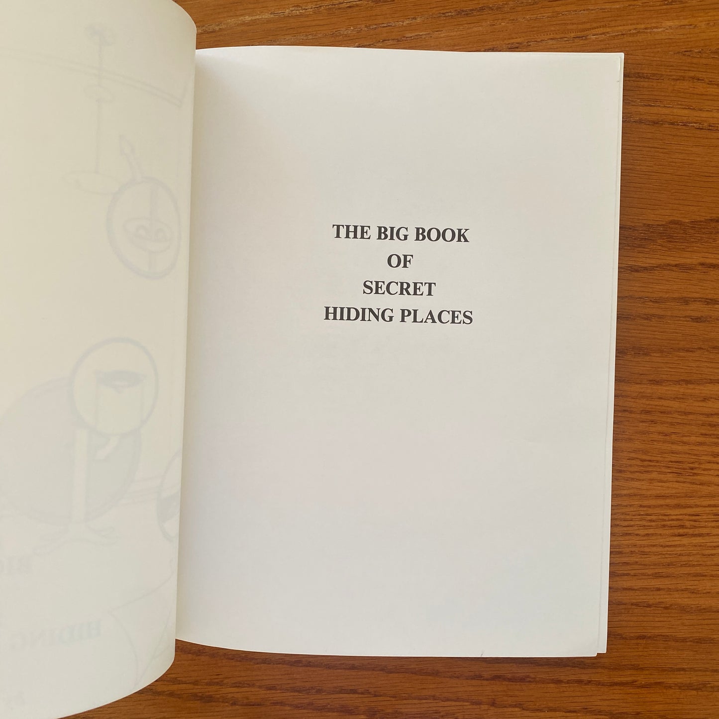 The Big Book Of Secret Hiding Places - Jack Luger