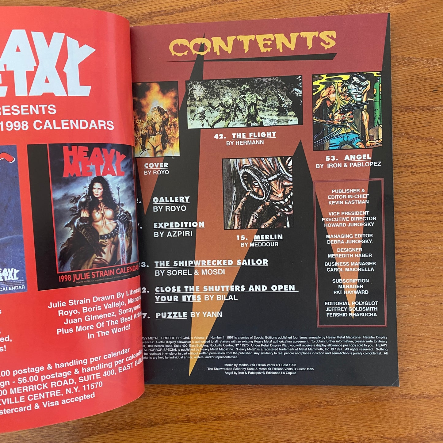 V11.1 Heavy Metal Horror Special - June 1997