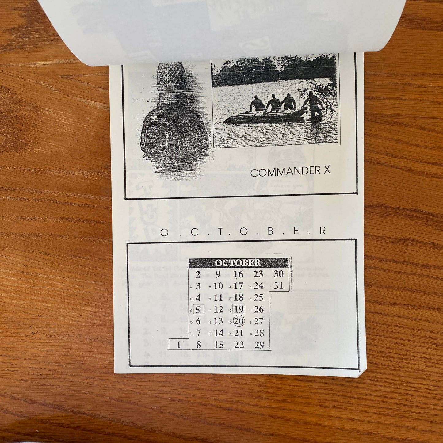 Maggot Death 1994 Calendar