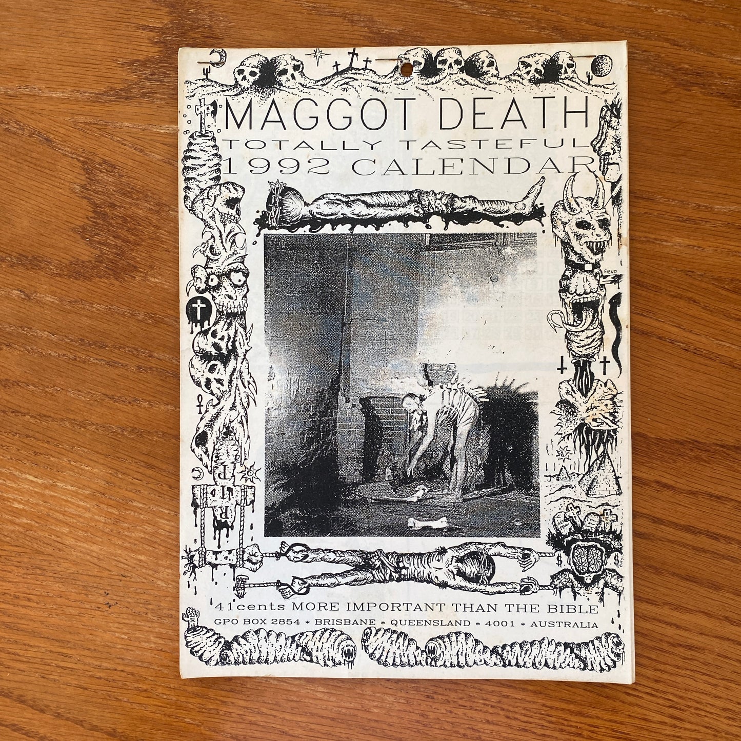 Maggot Death 1992 Calendar