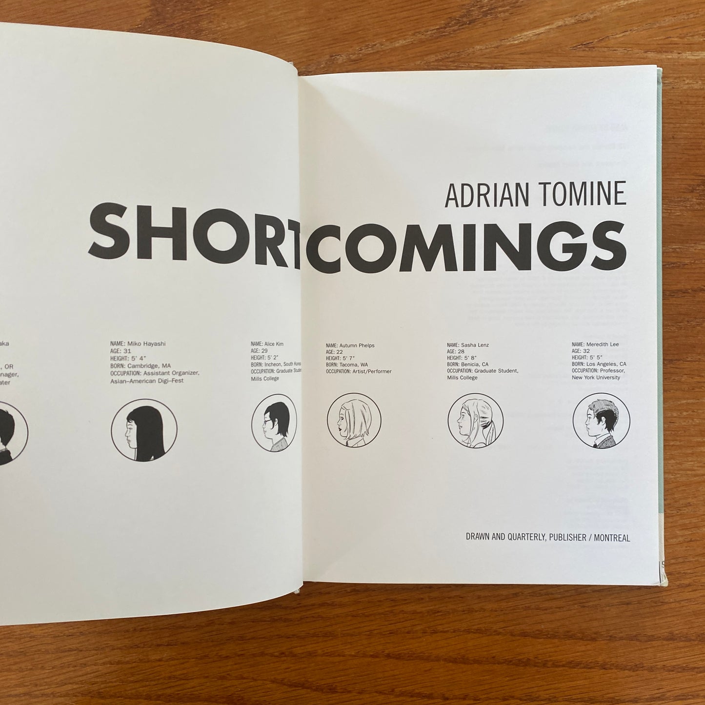 Shortcomings - Adrian Tomine