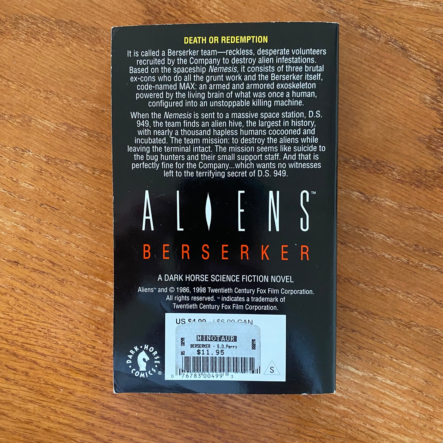 Aliens: Berserker - S.D Perry