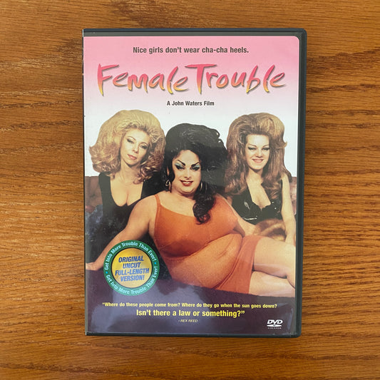John Waters - Female Trouble dvd