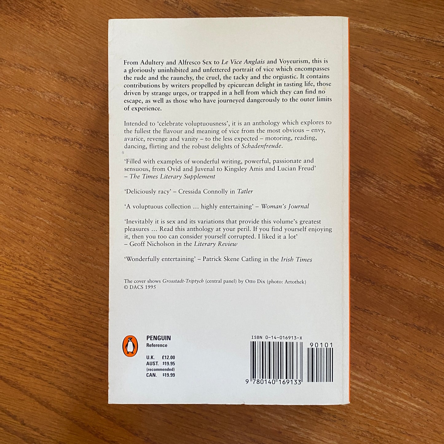 The Penguin Book Of Vice - Richard Davenport Jones