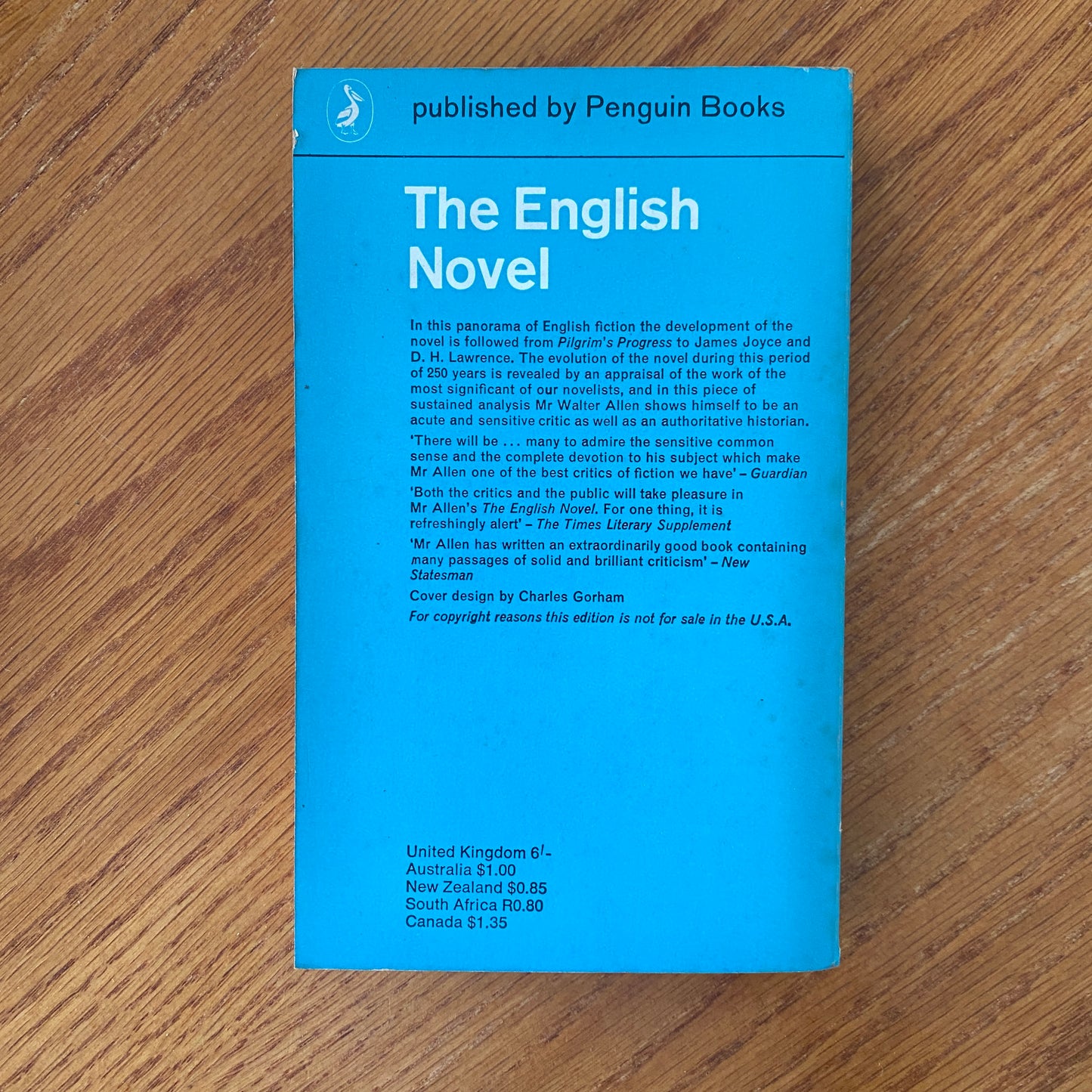 The English Novel - Walter Allen