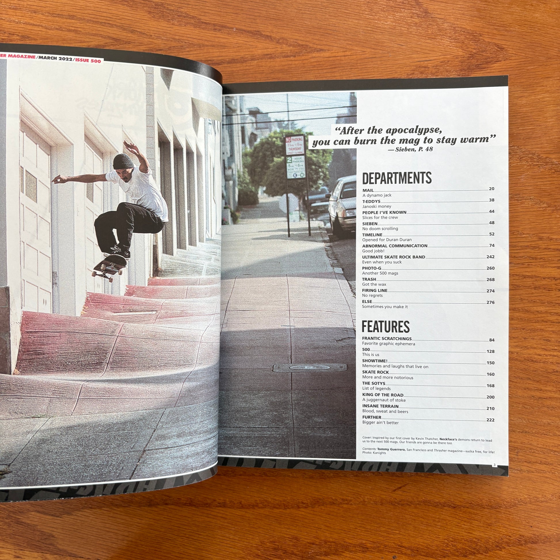 REVISTA THRASHER MAGAZINE - EDIÇÃO 500/ MARÇO 2022 – Forever Skate Shop REVISTA THRASHER MAGAZINE - EDIÇÃO 500/ MARÇO 2022 – Forever Skate Shop