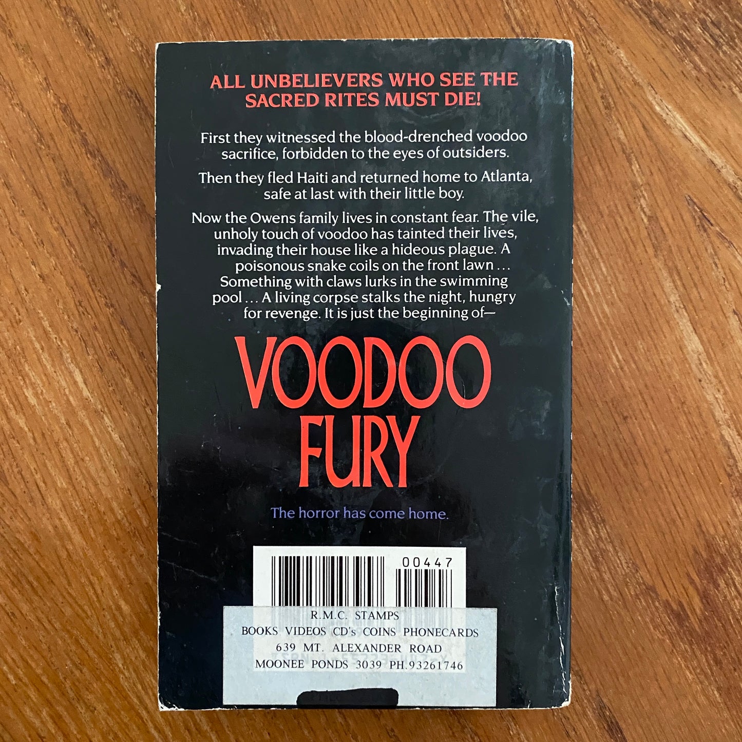 Voodoo Fury - Greg Loomis