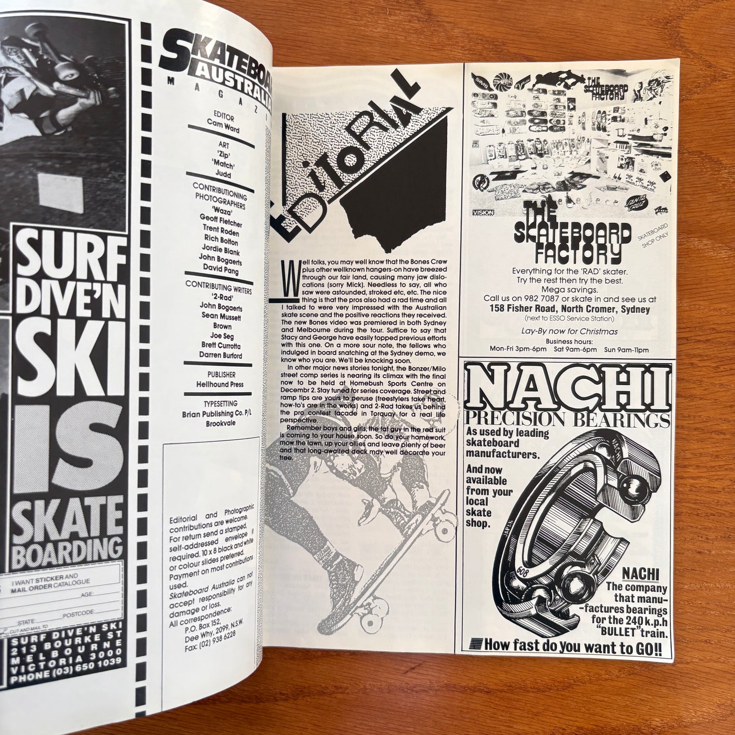 Skateboard Australia Magazine V1N11