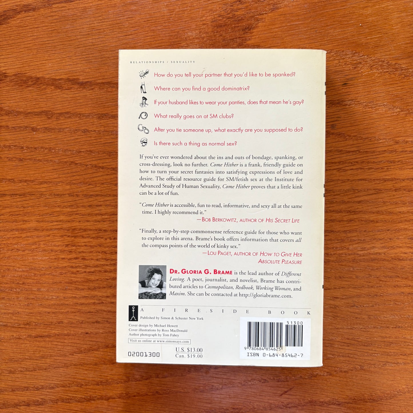 Come Hither: A Commonsense Guide to Kinky Sex - Gloria G. Brame