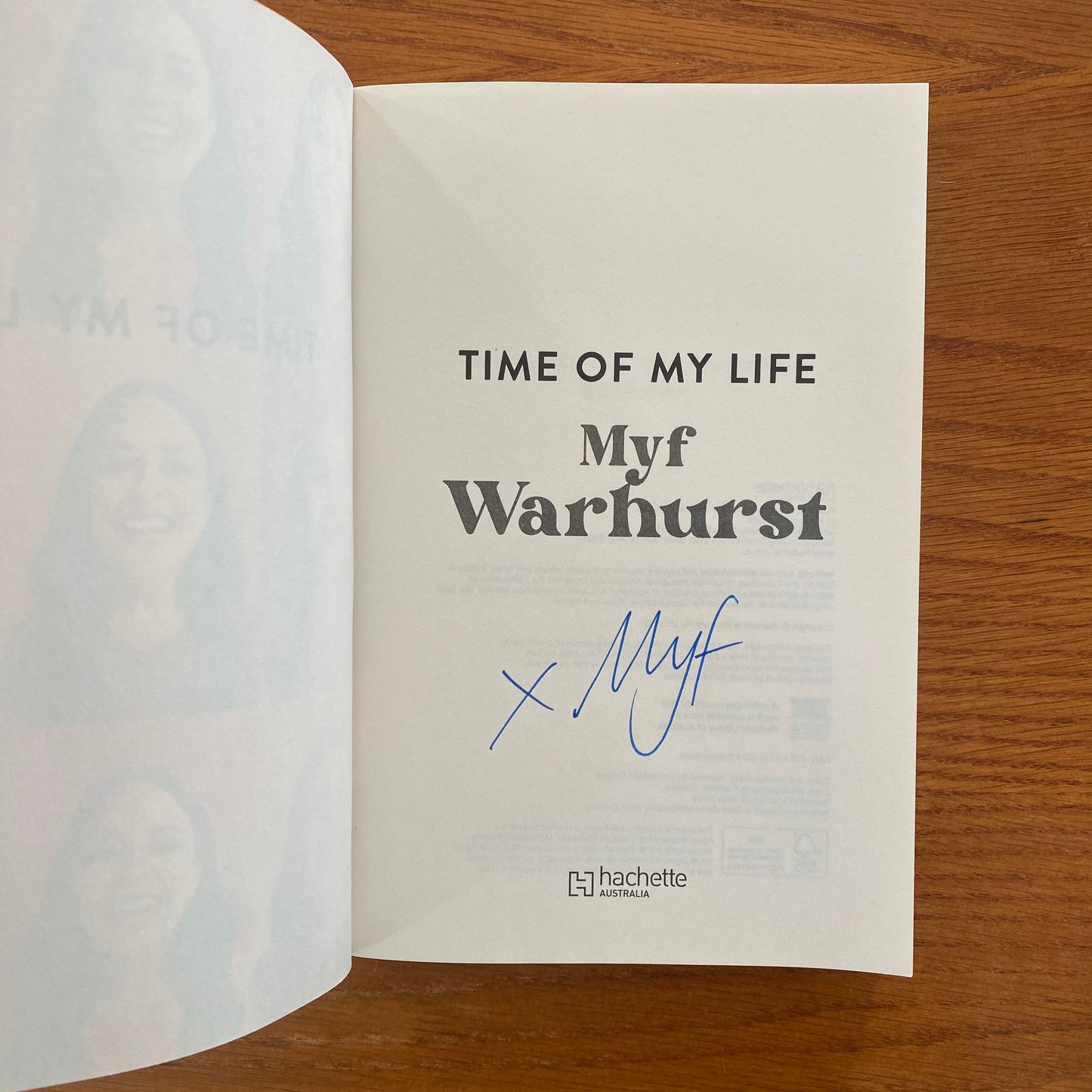 Myf Warhurst - Time Of My Life