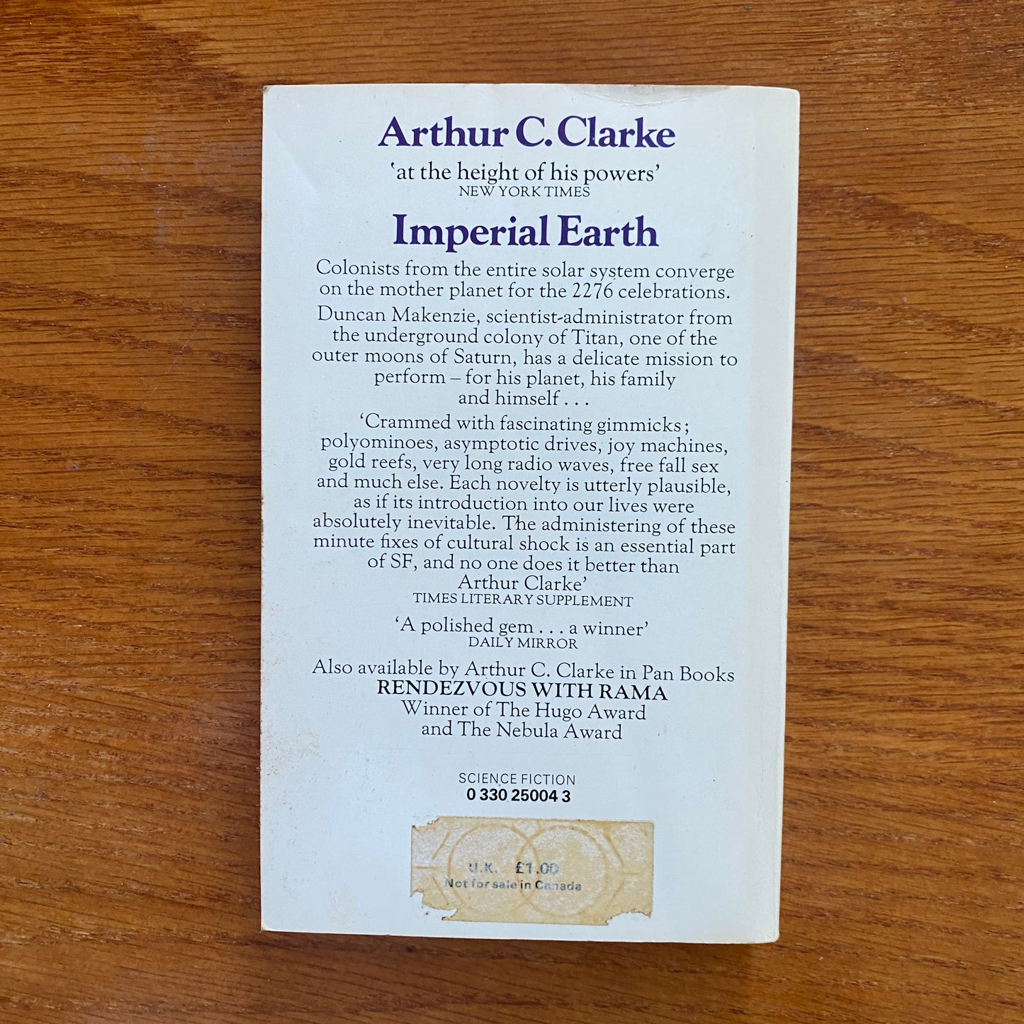 Arthur C. Clarke - Imperial Earth