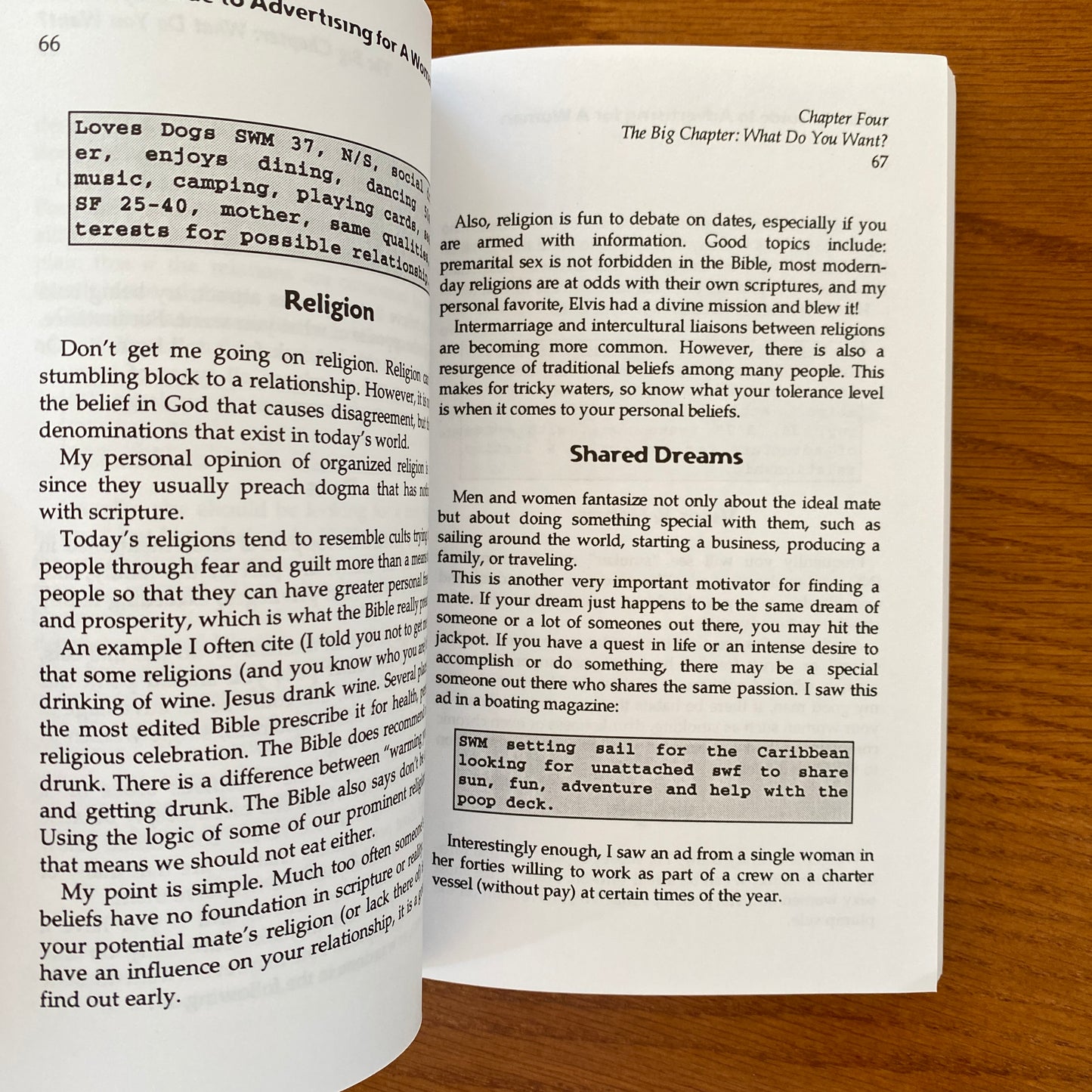 A Man's Guide to Advertising for a Woman:   How to Find the Woman of Your Dreams Using the "Personals" Section of Newspapers, Magazines, and the Internet - Sebastian Phillips