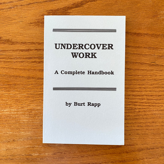 Undercover Work - Burt Rapp