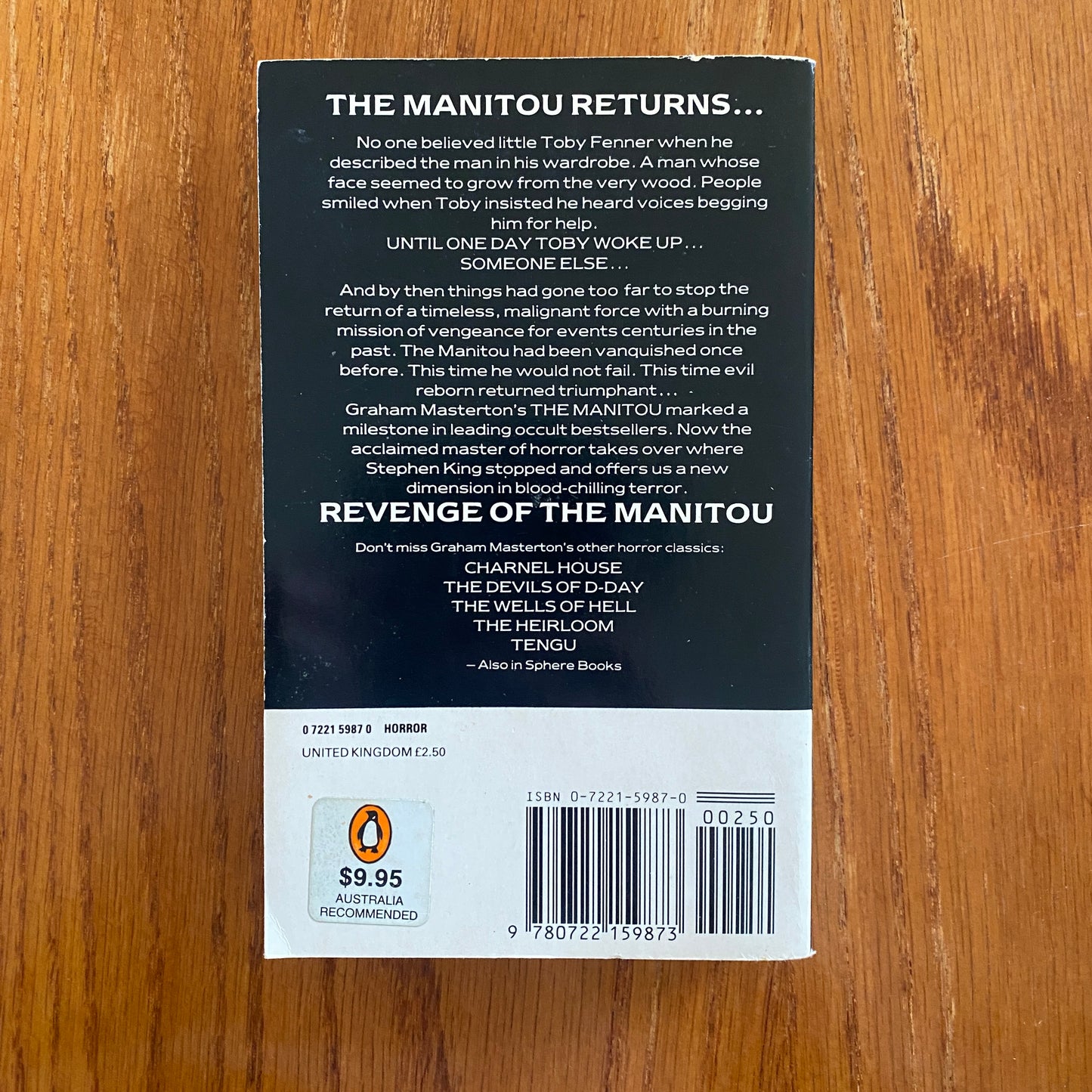 Graham Masterton - Revenge Of The Manitou
