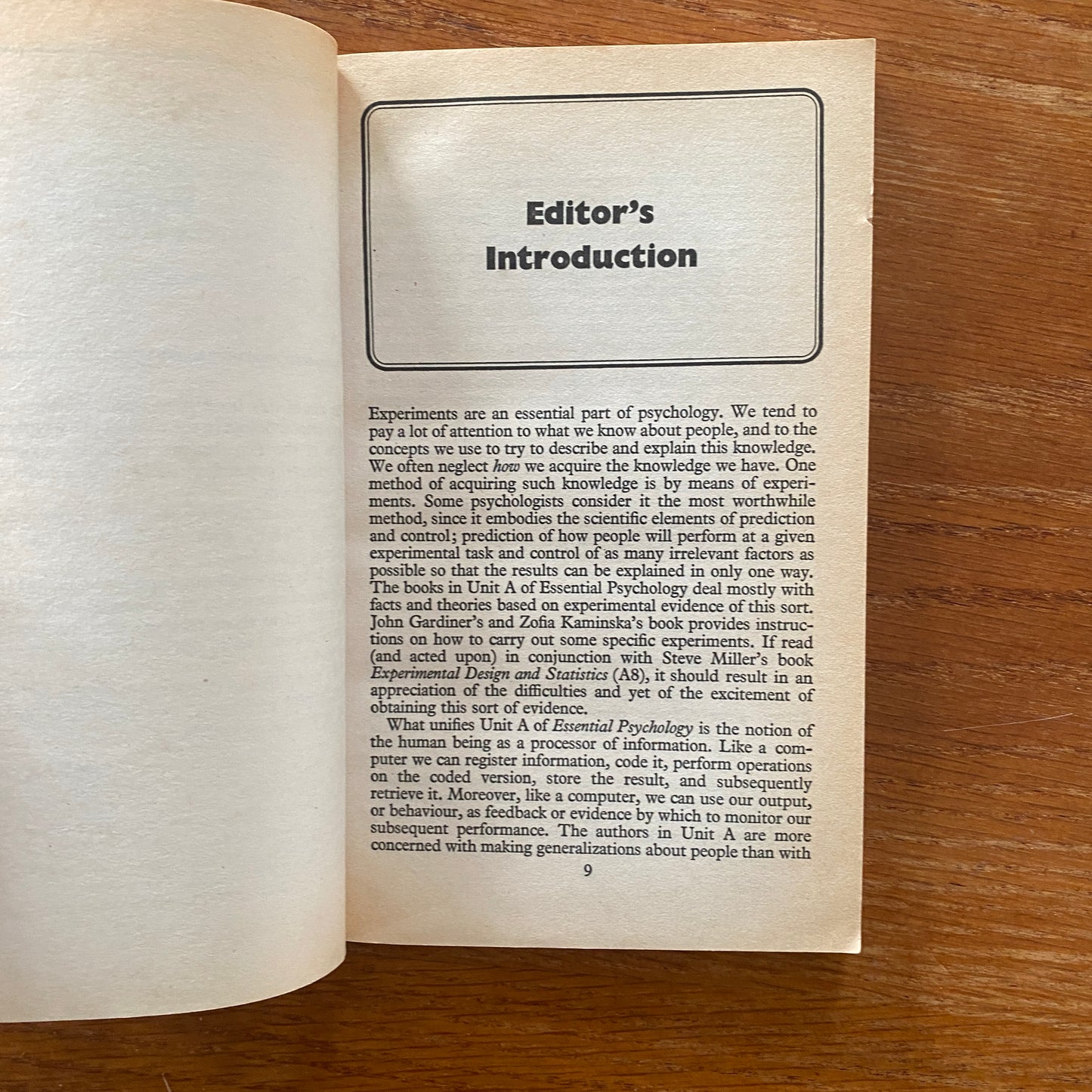 First Experiments in Psychology - Gardiner & Kaminska