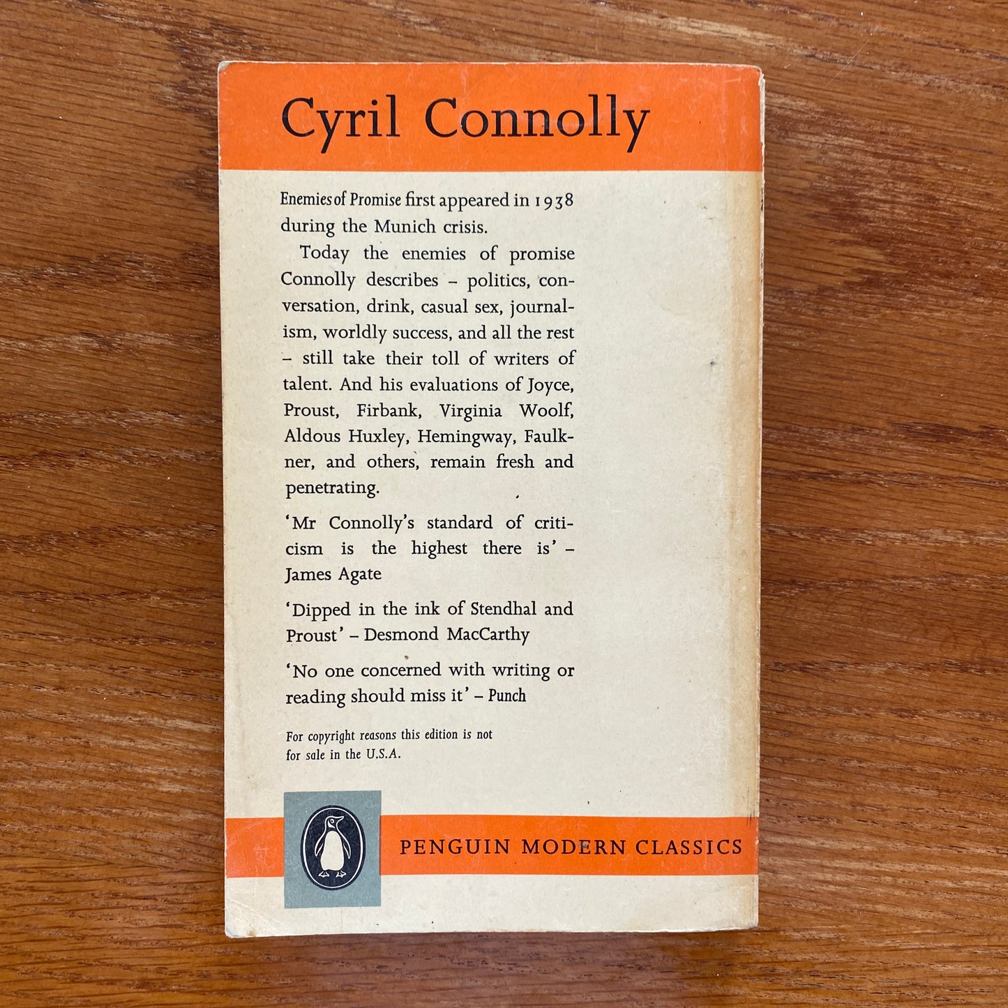 Enemies Of Promise - Cyril Connolly