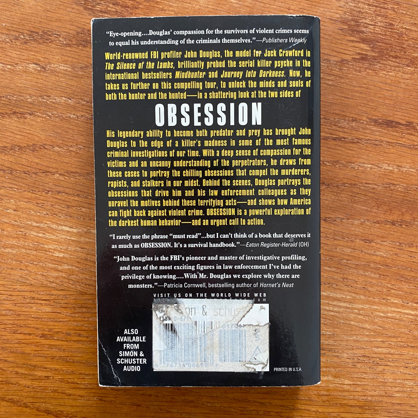 Obsession  - John Douglas & Mark Olshaker