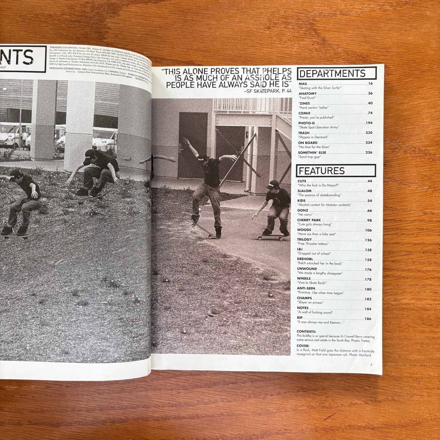 Thrasher 249 Oct 2001