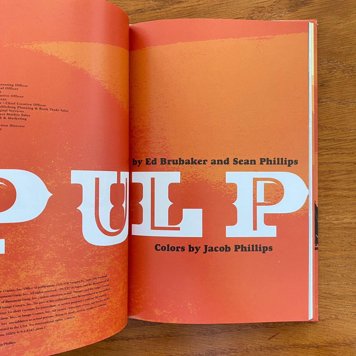 Pulp - Ed Brubaker & Sean Phillips