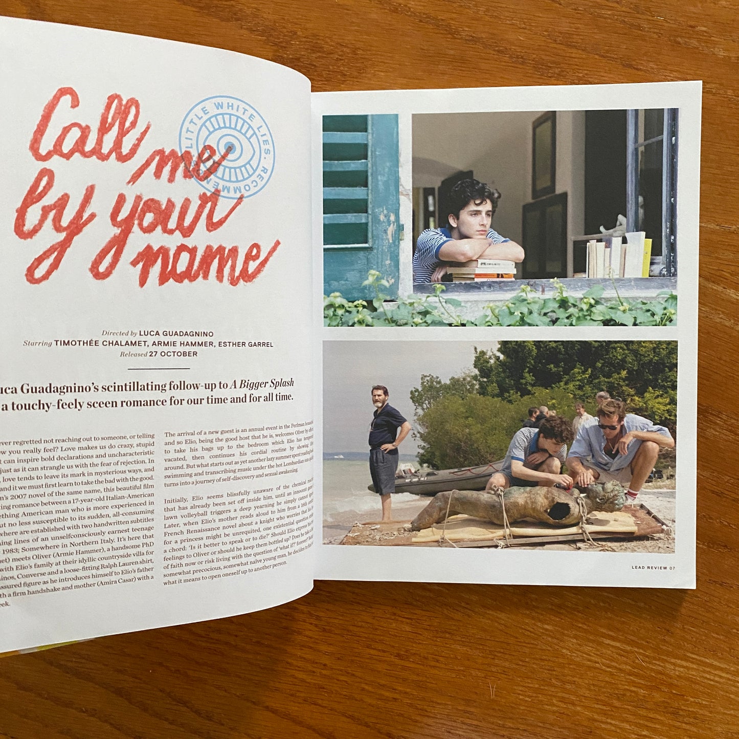 Issue 71 - Call Me by Your Name
