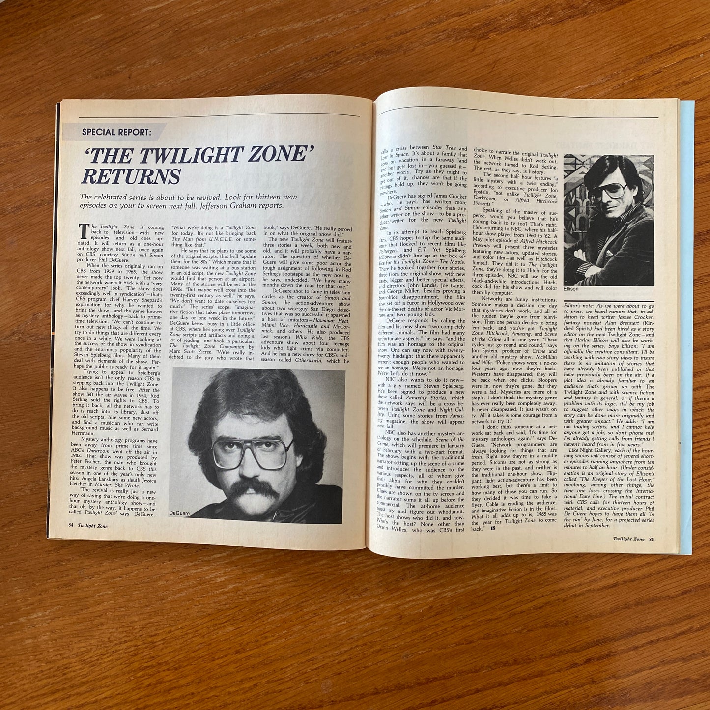 The Twilight Zone Magazine - April 1985