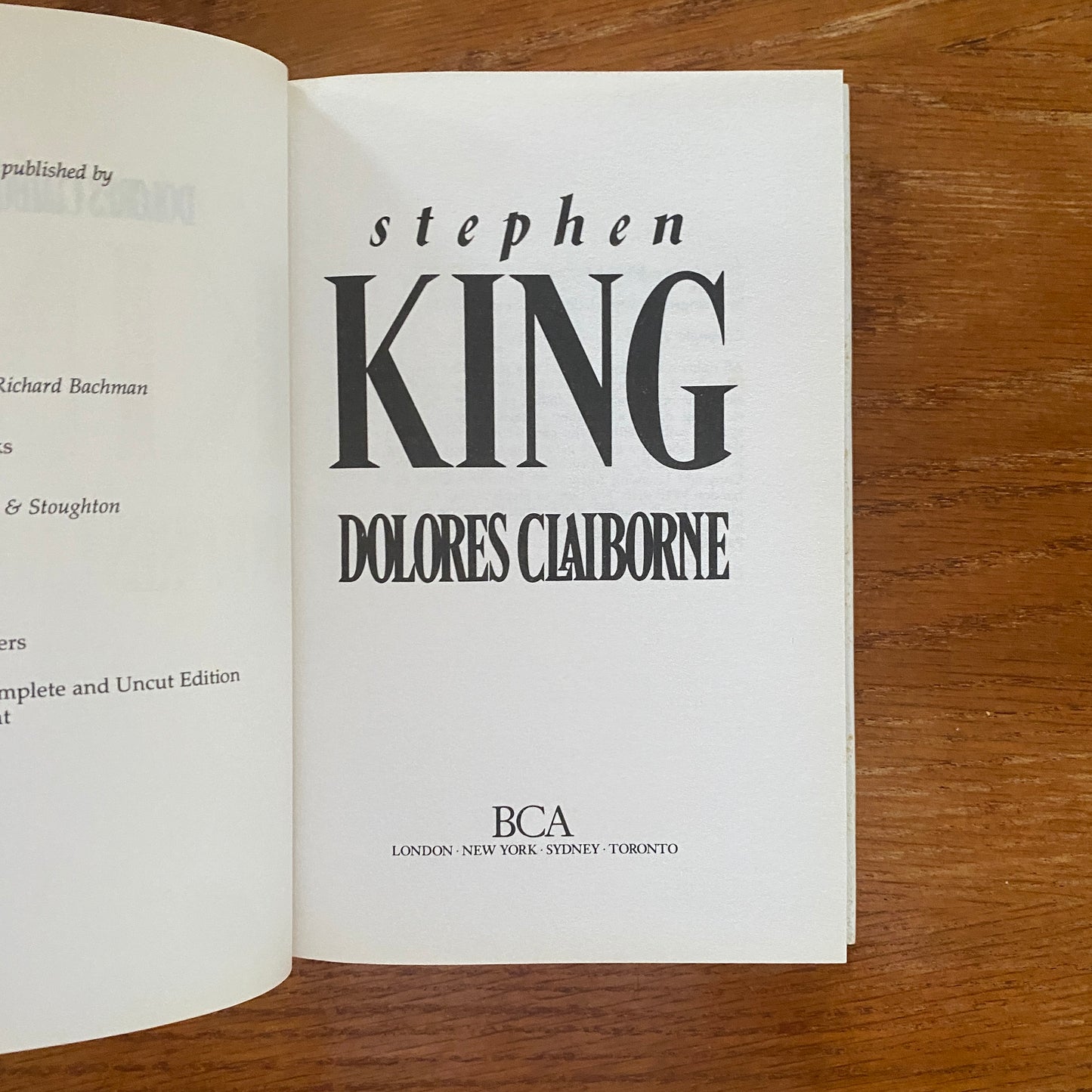 Dolores Claiborne - Stephen King