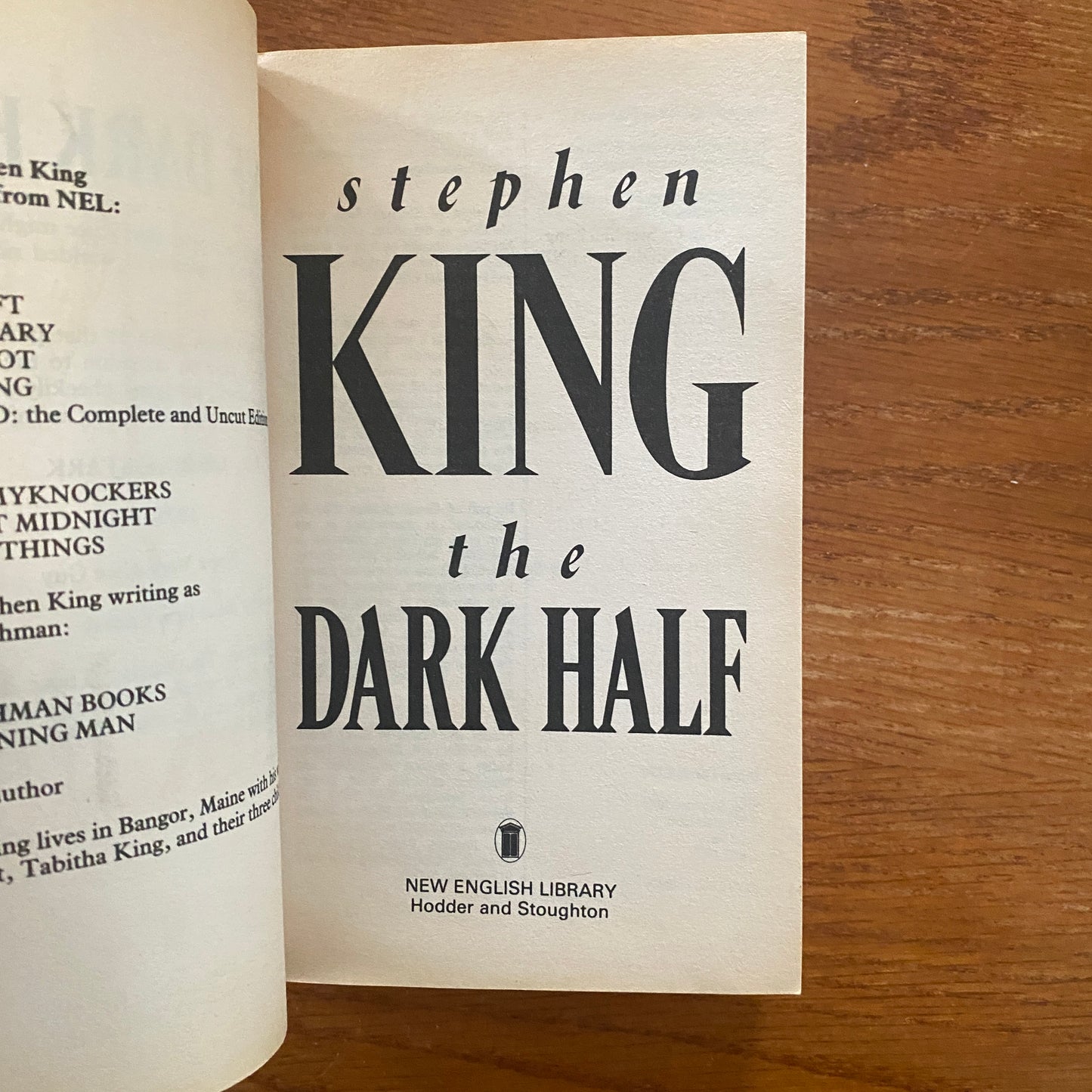The Dark Half - Stephen King
