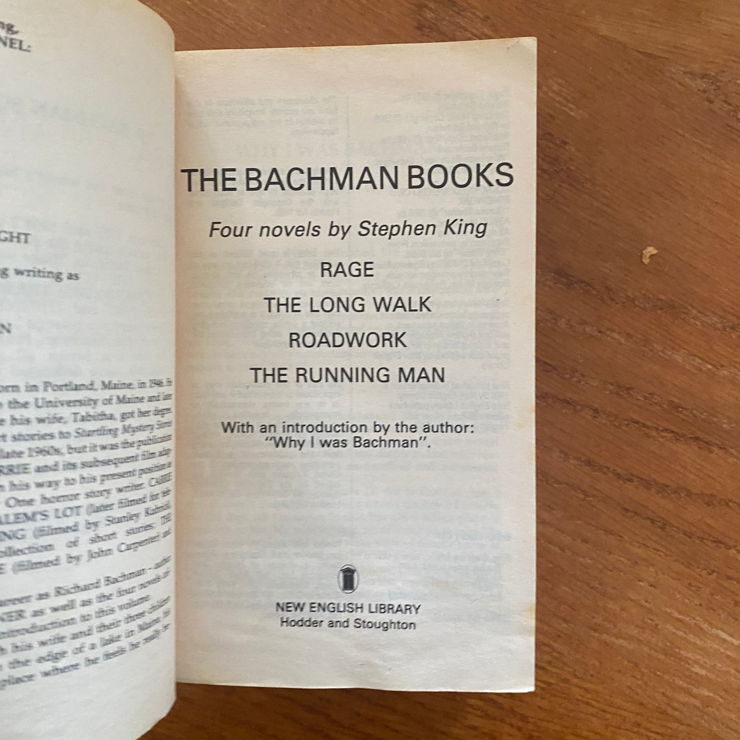 The Bachman Books (Rage, The Long Walk, Roadwork, The Running Man) - Stephen King