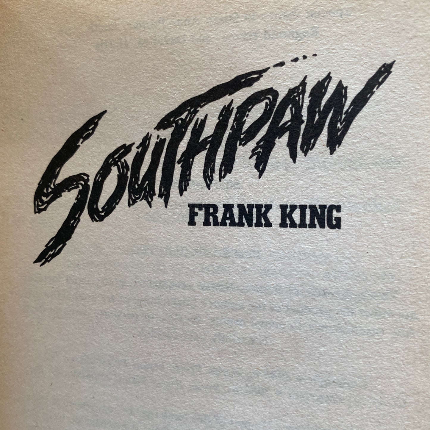 Southpaw - Frank King