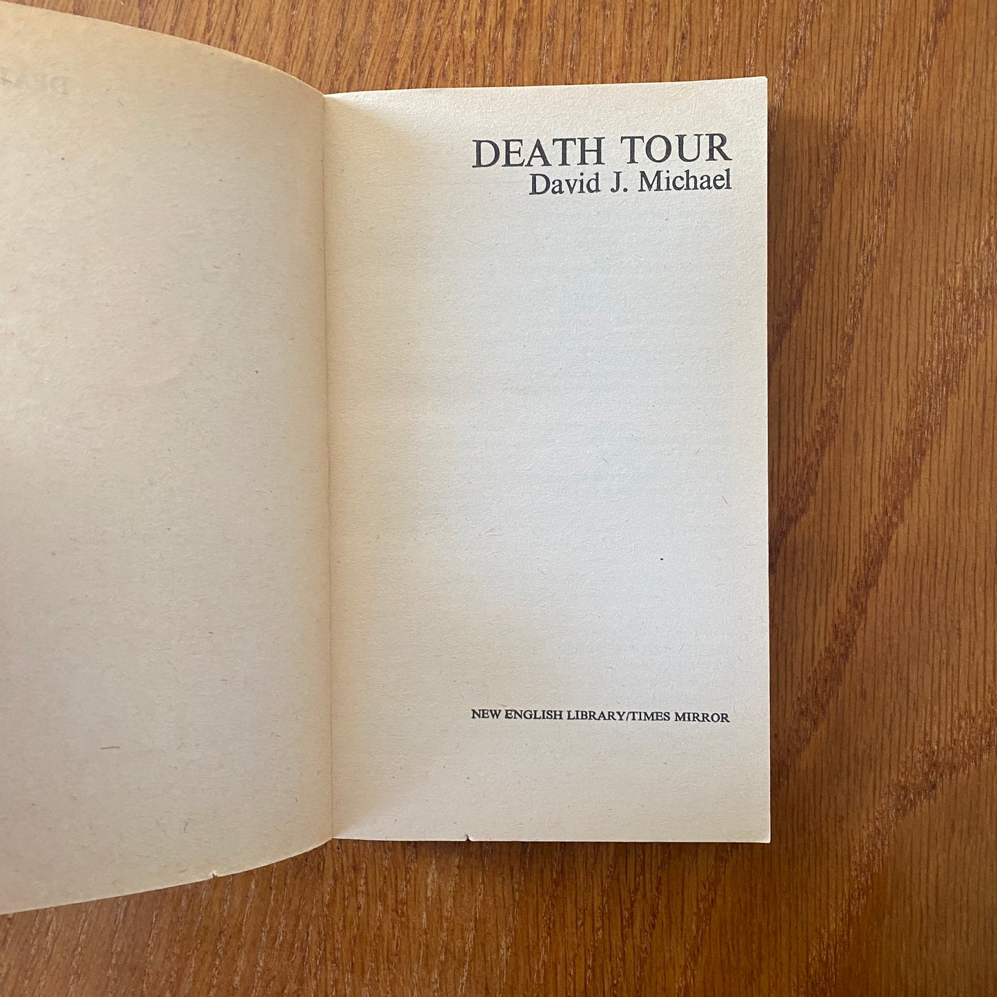 Death Tour - David J. Michael