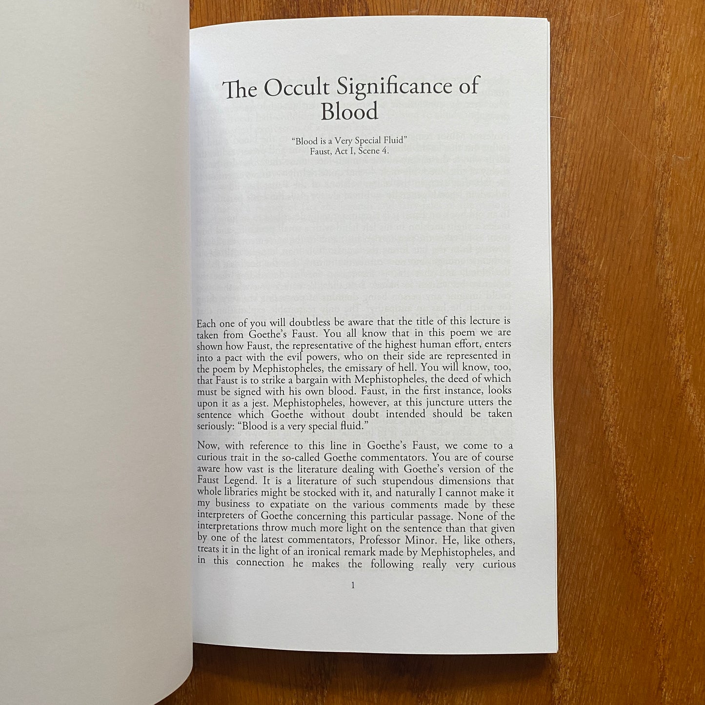 The Occult Significance of Blood – Rudolf Steiner