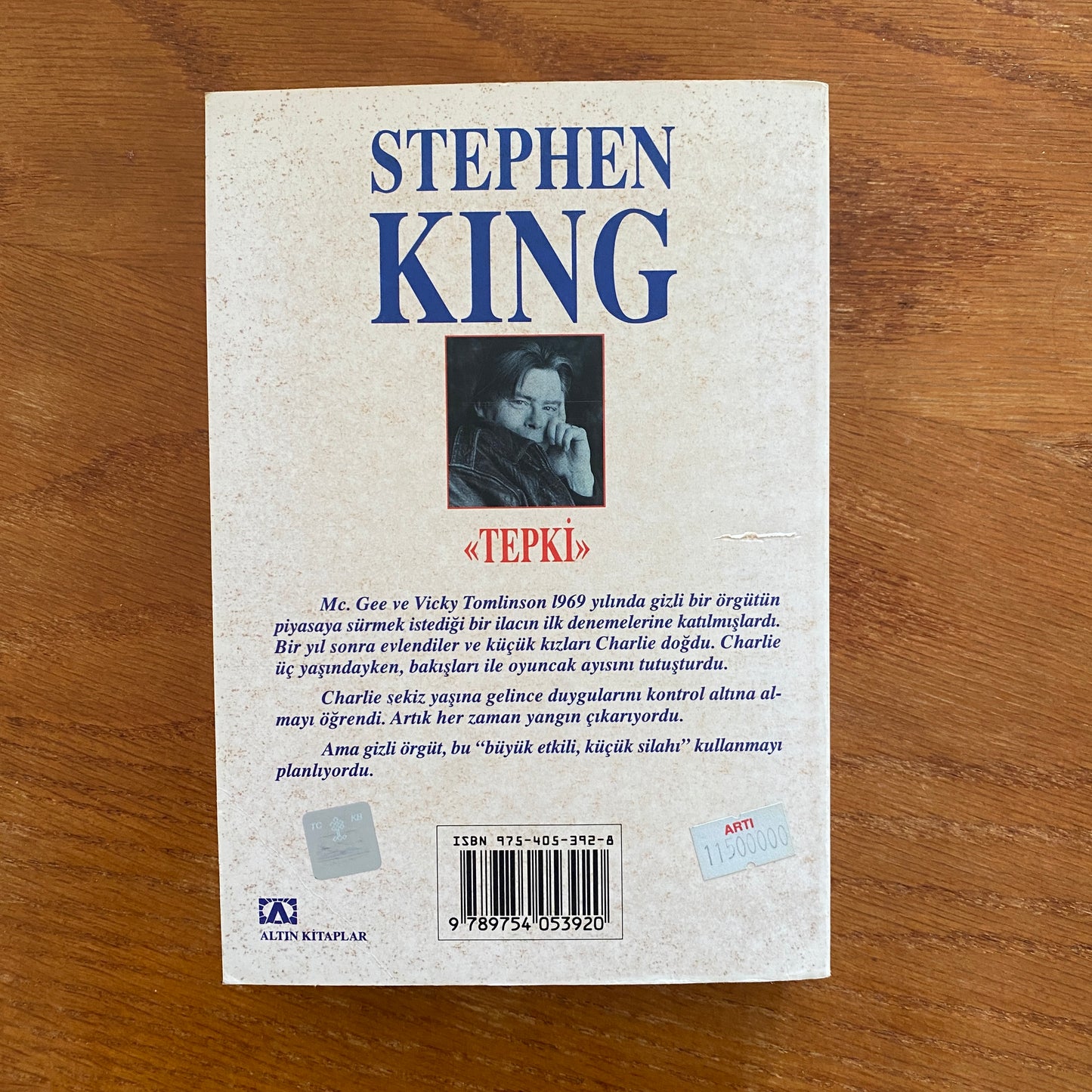 Tepki (Firestarter Turkish Edition) - Stephen King
