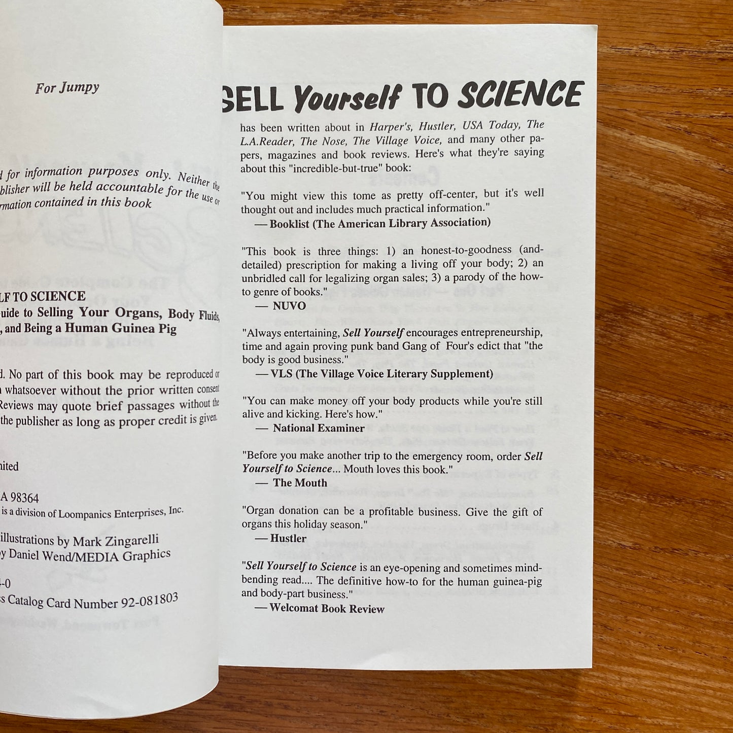 Sell Yourself To Science - Jim Hogshire