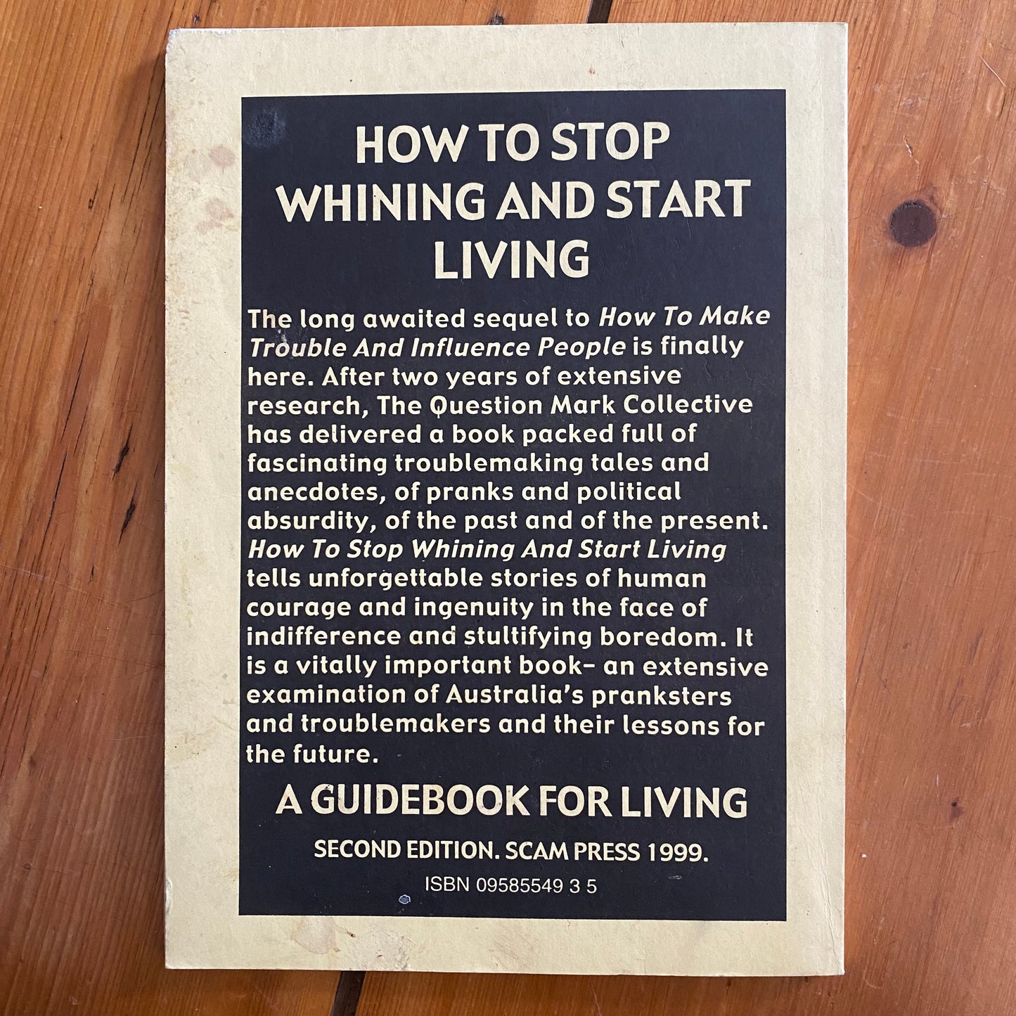 How to Make Trouble and Influence People #2 - How To Stop Whining And Start Living